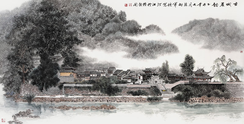 潮州海丝文化画卷局部