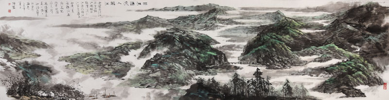 潮州海丝文化画卷局部