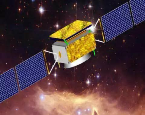 暗物质粒子探测卫星示意图   图片由中科院国家空间科学中心提供