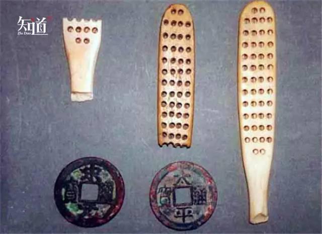 成都中医药传统文化博物馆收藏的唐代牙刷。（作者供图）