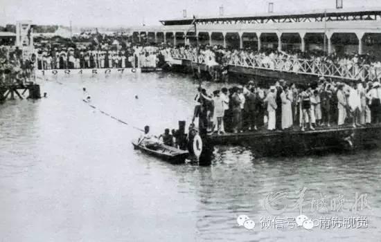 △1930年的西郊泳场。