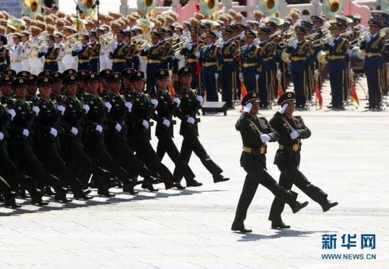 2015年9月3日，中国人民抗日战争暨世界反法西斯战争胜利70周年纪念大会在北京隆重举行。新华社记者王申 摄