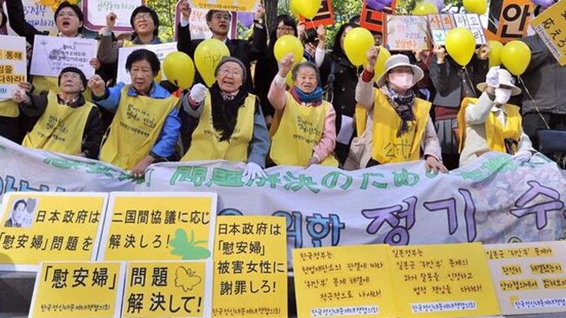 韩国慰安妇团体要求日本政府谢罪。 图片源于网络