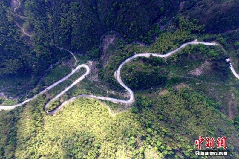 空中鸟瞰武夷山国家自然保护区。王东明 摄