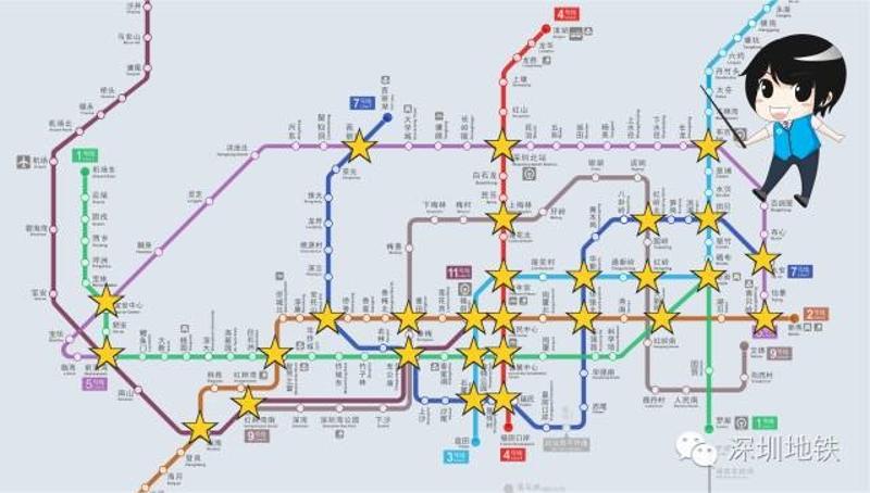 随着地铁7,9号线的开通,深圳城市轨道交通网络总里程将达到 286公里