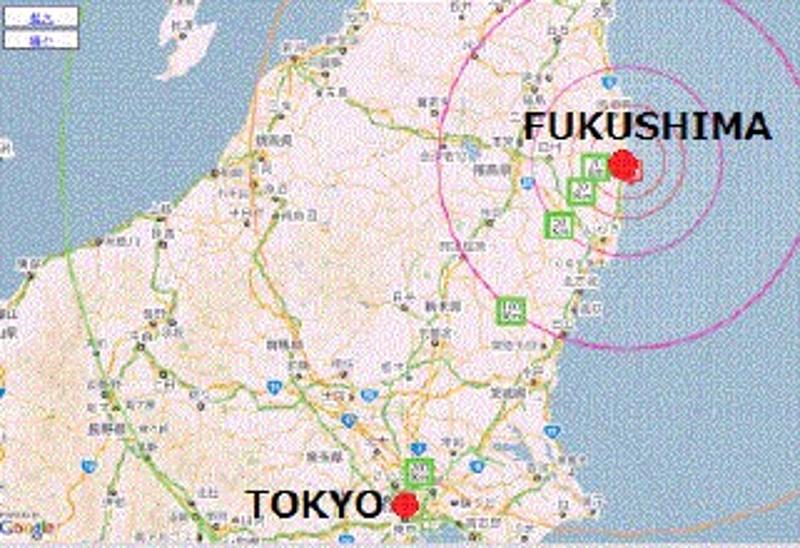 日本福岛县位于日本东北部（地理位置：北纬38°东经140°）