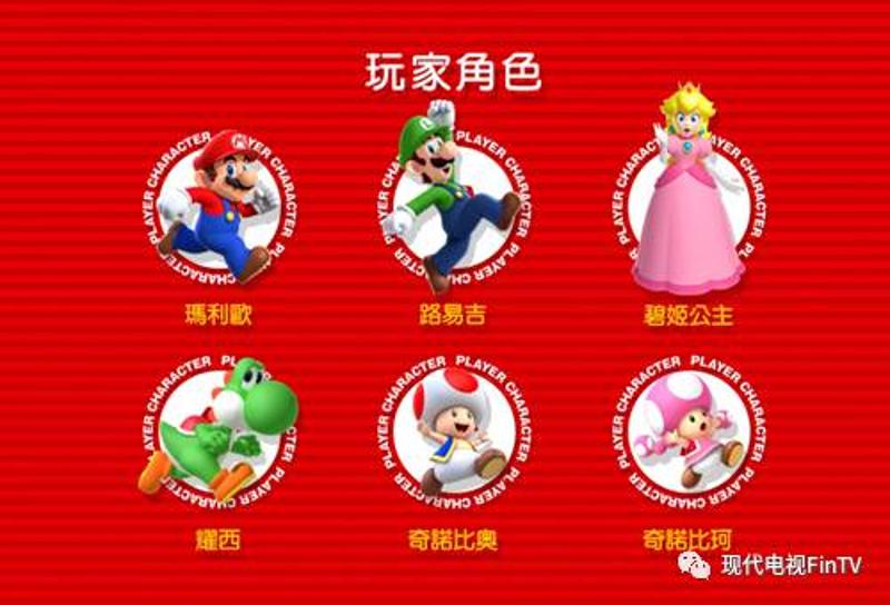 Luigi、Yoshi以及Toadette是隐藏角色（图片来源：现代电视FinTV）