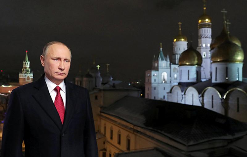 俄罗斯总统普京发表了一年一度的新年贺词。