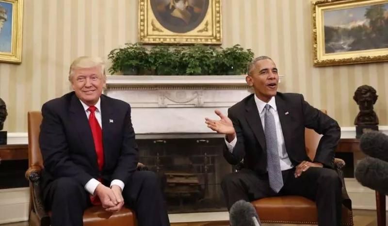 2016年11月10日，特朗普与奥巴马首次在白宫会面