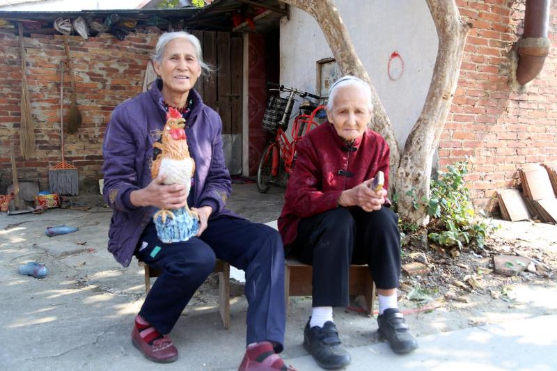 佛山“鸡氏姐妹”均为越南归侨，姐姐85岁，妹妹70岁，俩人身体状况尚好