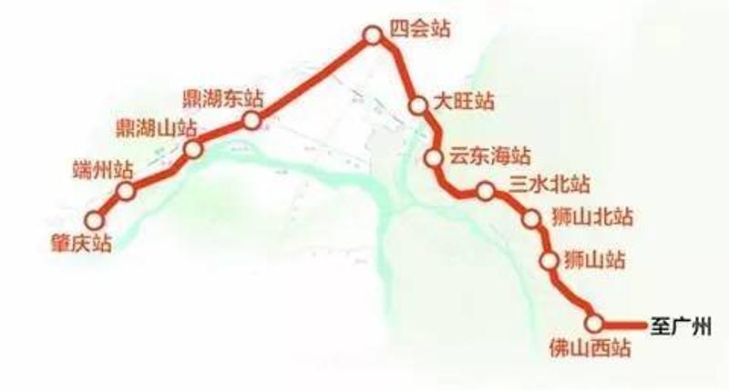 佛山西站规划图（来源大粤网）