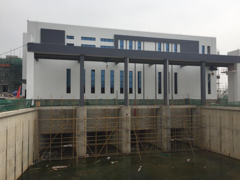 "奇槎泵站工程截至目前已经完成总工程量的90%,预计于今年完工并投入