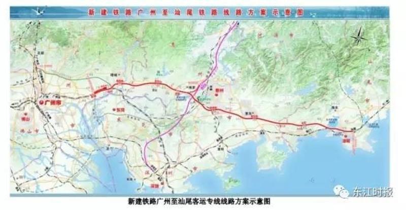 广汕高铁惠州4个站博罗就占了2个!具体方位在