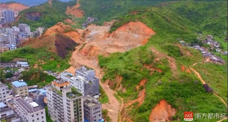 台风刚走,又一瓢暴雨来浇!惠东吉隆山体滑坡汪洋一片