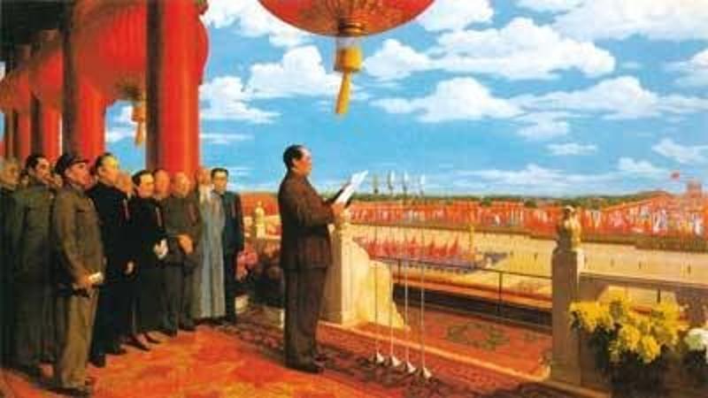 1949年 新中国成立后,党领导人民独立独立自主,自力更生,艰苦奋斗