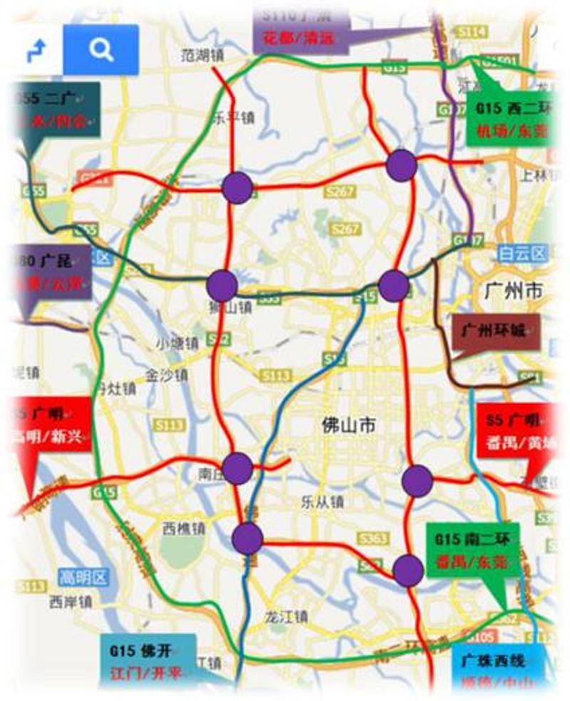 佛山一环施工,8月1日起24小时禁止一切货车通行(附