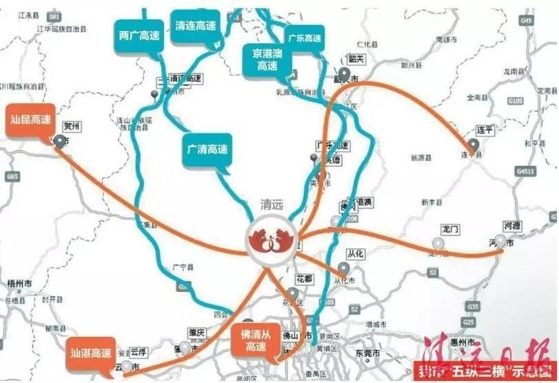 清远成全省高速公路建设主战场,清新这三条高速预计明年通车