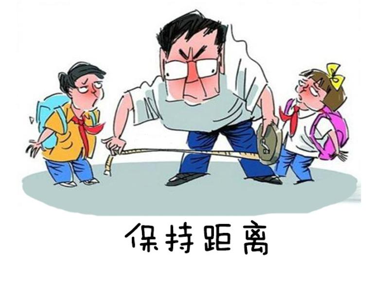 1. 保持距离 患病期间尽量不要和其他健康家庭成员近距离接触.