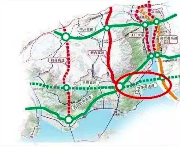 港珠澳大桥西延线(洪鹤大桥和鹤洲至高栏港高速公路)与港珠澳大桥对接