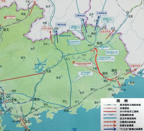 广梅汕铁路线路图图片