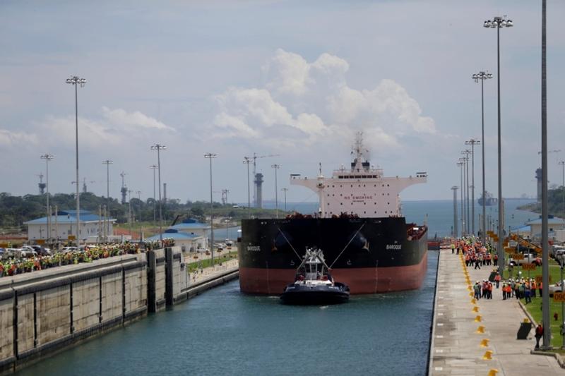 巴拿马新运河成功试航中国船只将参与开通仪式
