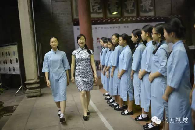 如果你在广州地铁遇到穿旗袍的女学生一定是这所学校的