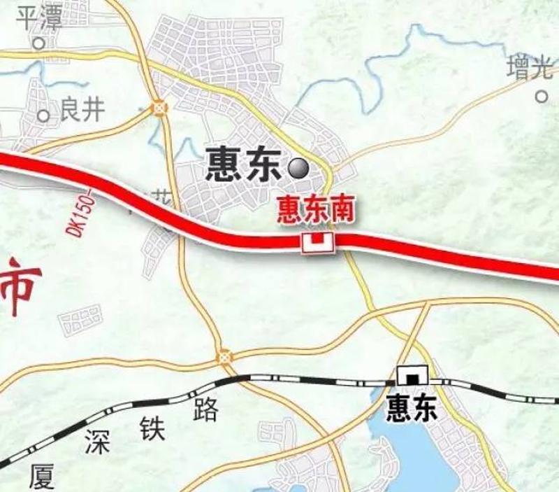 惠东南站规划图图片