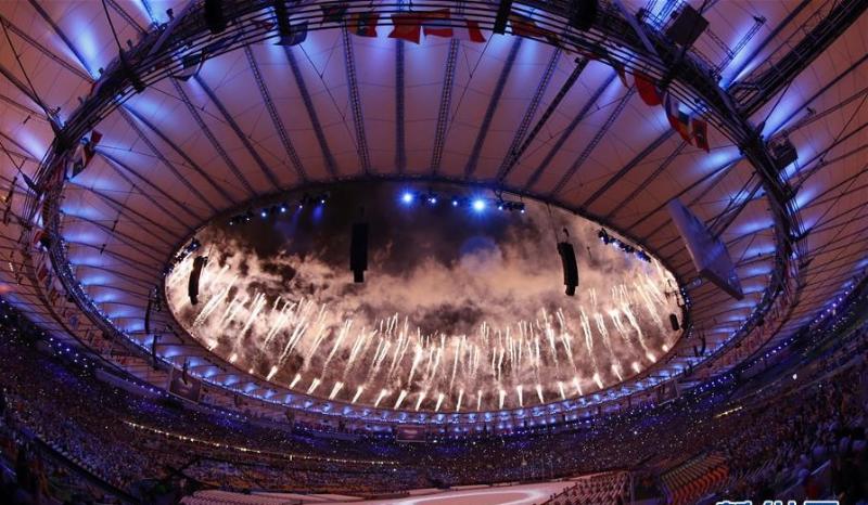 8月21日,第31届夏季奥林匹克运动会闭幕式在巴西里约热内卢马拉卡纳