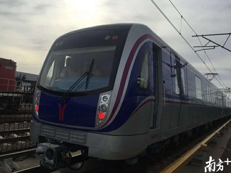 距发车再近一步广州地铁六号线二期列车完成检查