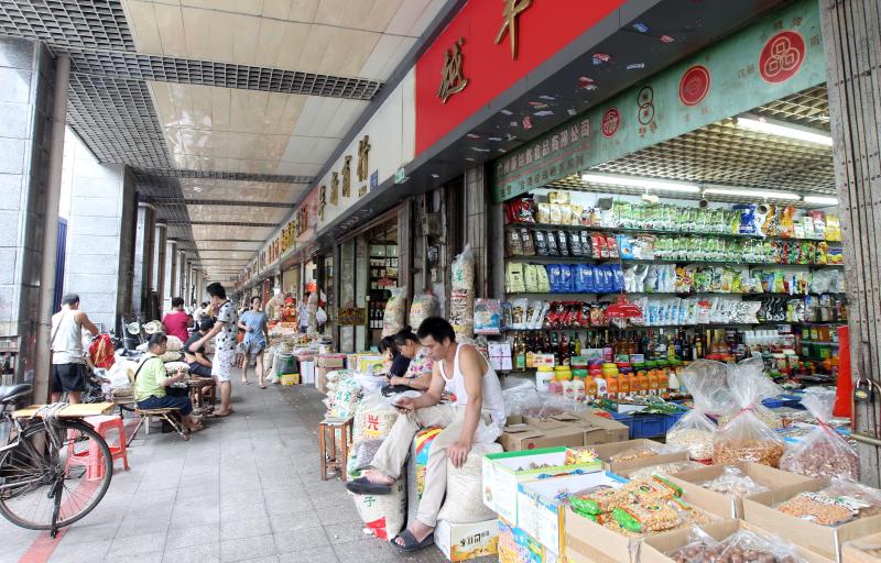 因海丝存在,粤菜汇集天下食材,广州一德路海鲜干货市场是全国重要的海
