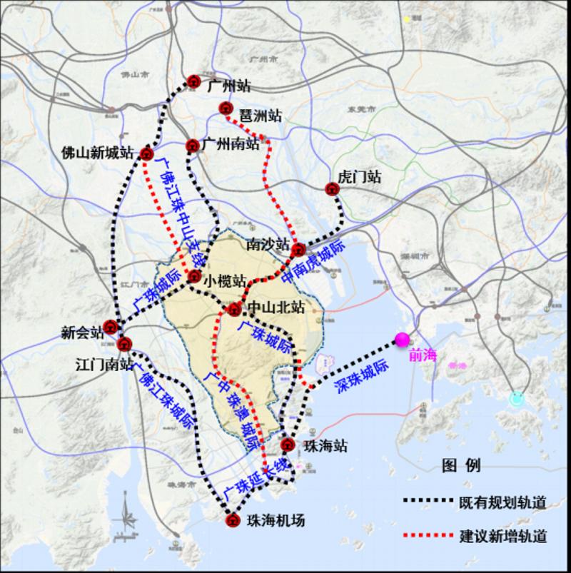 中山市轻轨站示意图图片