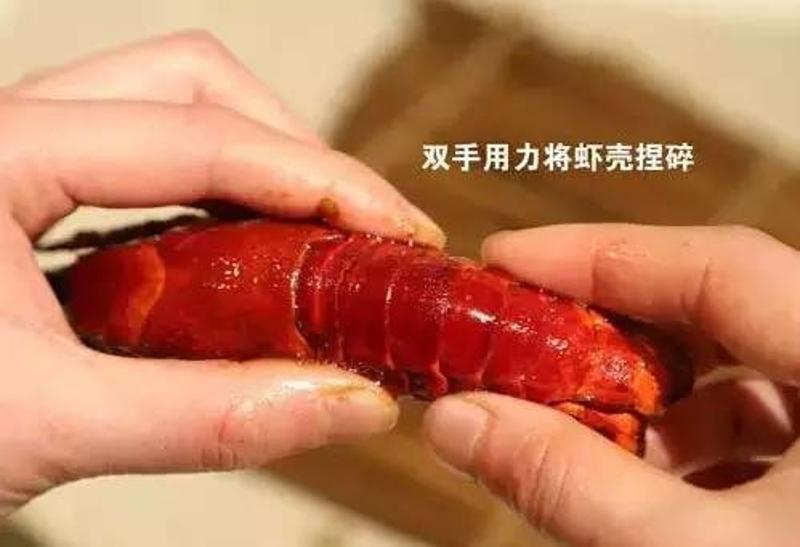 小龙虾剥法图解图片