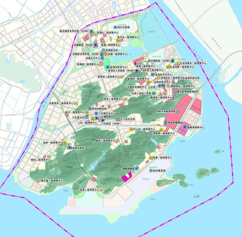 珠海三灶镇地图图片