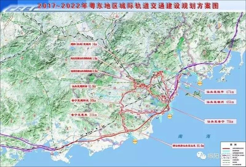 揭阳市最新轻轨规划图图片