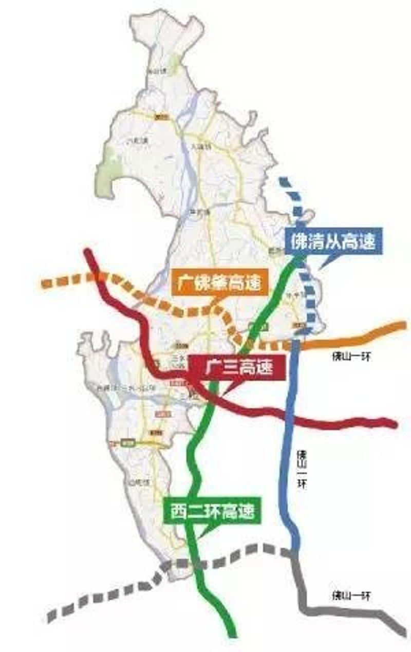 据市交通运输局消息,广佛肇高速公路佛山段s2和s3标于5月20日分别在