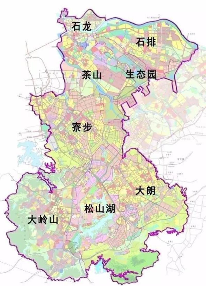 东莞市松山湖镇地图图片
