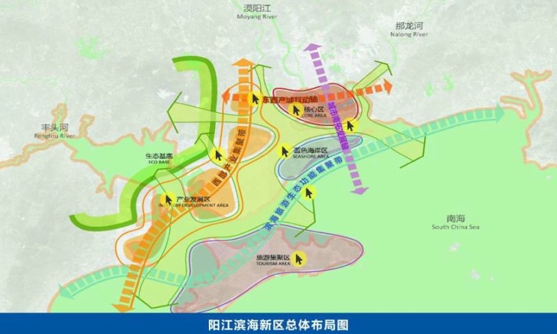 阳江滨海新区二期规划图片